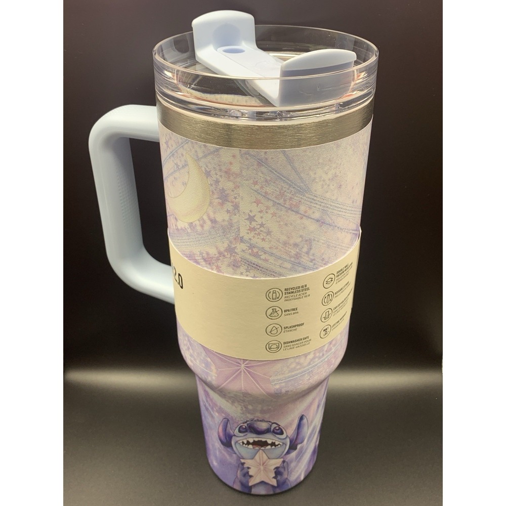 Stanley Travel Mug with Clea Lid and Featuring Stitch Artwork - Picture 2 of 2